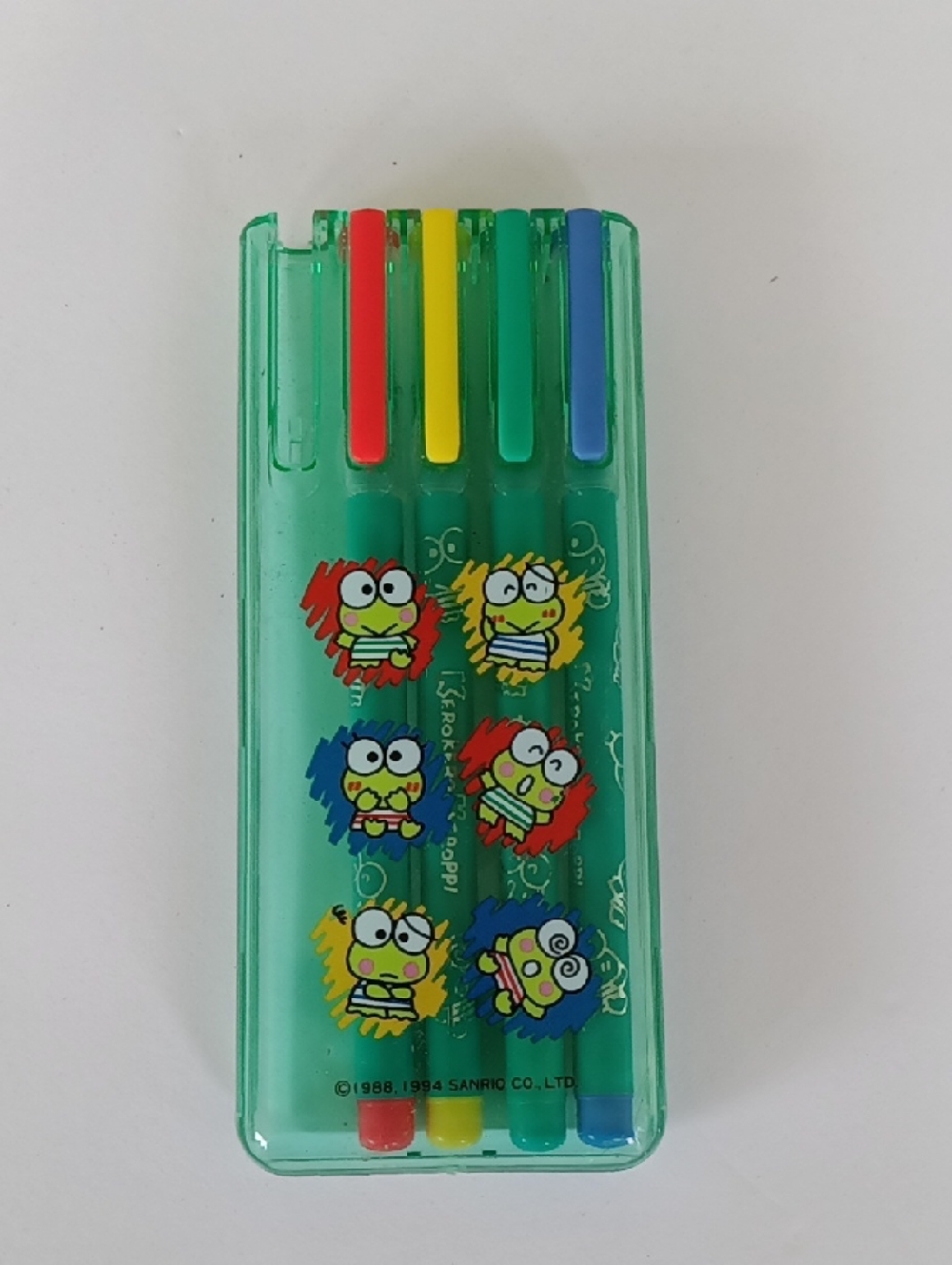 1994 Sanrio Keroppi Frlt Marker Pen Set *Incomplete Set*
